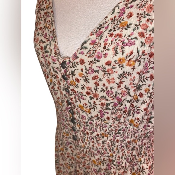 American Eagle “Ditsy” One Piece Jumpsuit Floral Print  Size Large - Picture 3 of 5